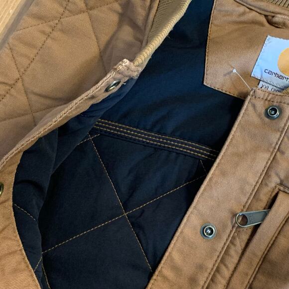 Carhartt Women's Rugged Flex Relaxed Fit Vest, Brown XXL (20) Quilted NEW - Picture 11 of 12